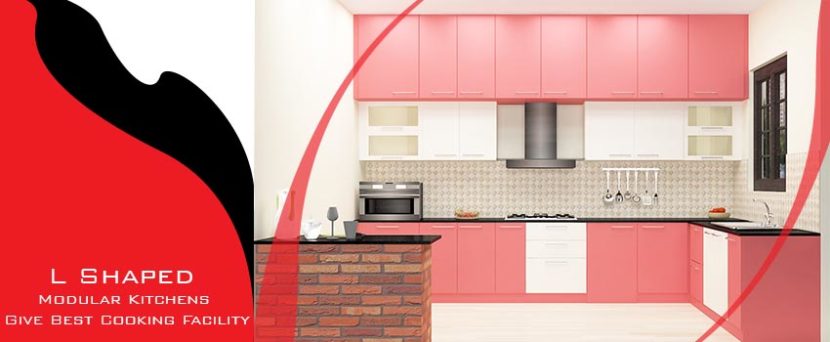 L Shaped Modular Kitchens Give Best Cooking Facility